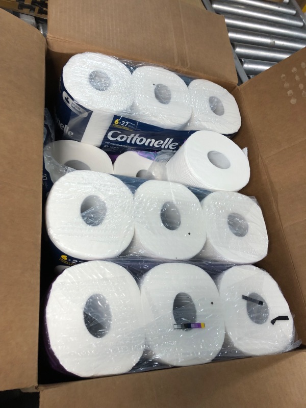 Photo 5 of Cottonelle Ultra Comfort Toilet Paper with Cushiony CleaningRipples Texture, 24 Family Mega Rolls (24 Family Mega Rolls = 108 regular rolls) (4 Packs of 6 Rolls) 325 Sheets per Roll