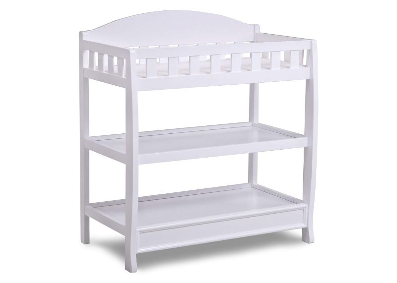 Photo 1 of Delta Children Infant Changing Table with Pad, White