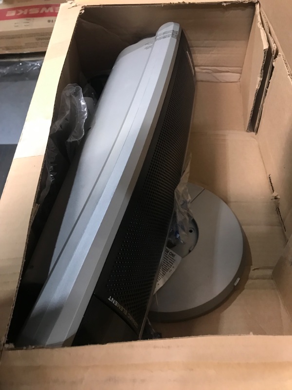 Photo 1 of Lasko 5586 Digital Ceramic Tower Heater with Remote, Dark Grey Black 5586 Tower Heater