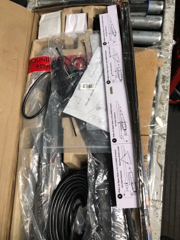 Photo 3 of ***NOT FUNCTIONAL - DOES NOT POWER ON - FOR PARTS ONLY - NO REFUNDS - THIS SALE FINAL***
Mighty Mule MM372W Automatic Gate Opener DUAL SMART, Black