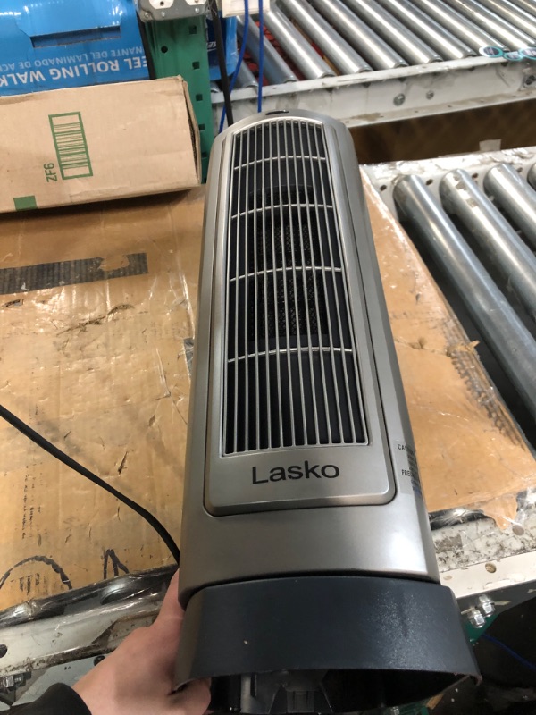 Photo 2 of Lasko 1500W Digital Ceramic Space Heater with Remote, 755320, Silver