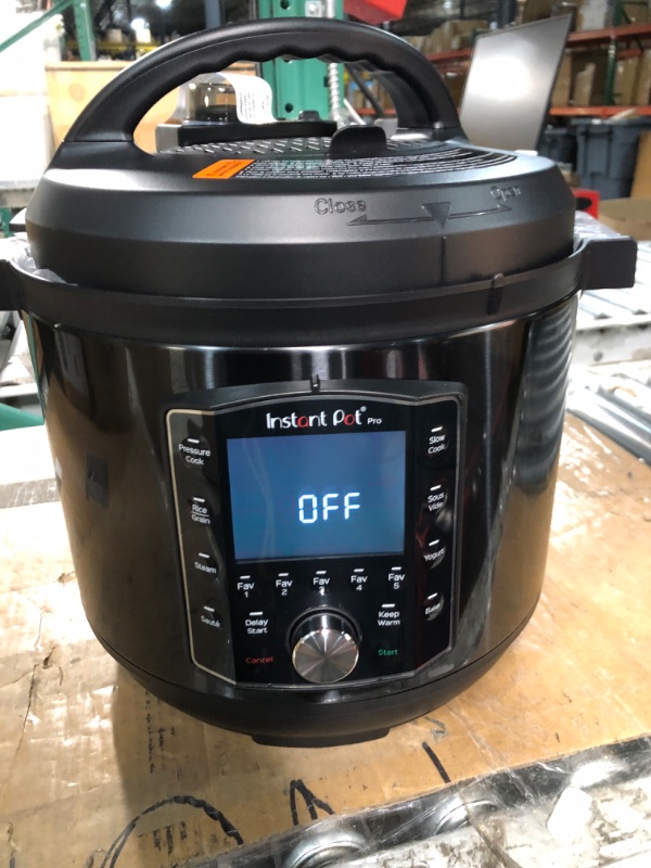 Photo 3 of Instant Pot Pro 10-in-1 Pressure Cooker, Slow Cooker, Rice/Grain Cooker, Steamer, Sauté, Sous Vide, Yogurt Maker, Sterilizer, and Warmer, Includes App With Over 800 Recipes, Black, 8 Quart 8QT Pro