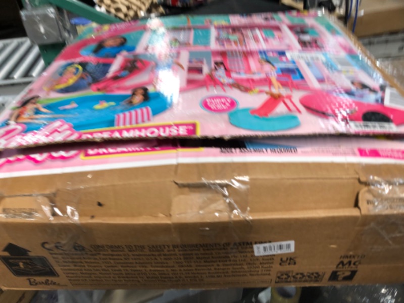 Photo 2 of Barbie Dreamhouse 2023, Pool Party Doll House with 75+ Pieces and 3-Story Slide, Barbie House Playset, Pet Elevator and Puppy Play Areas?