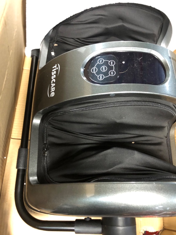 Photo 2 of **SEE NOTES/FOR PARTS***
TISSCARE Shiatsu Massage Foot Massager Machine, Gray