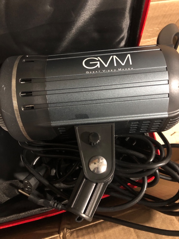 Photo 2 of * used * incomplete * see images *
GVM Great Video Maker 80W Portable LED Video Light White 5600K Daylight Balanced Video Light