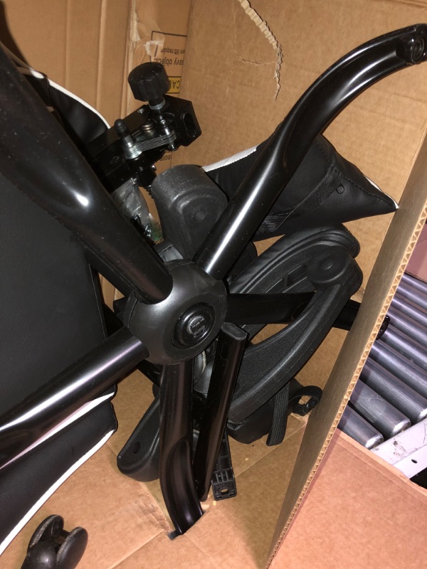 Photo 1 of Homall Gaming Chair, Computer Chair with Footrest and Massage Lumbar Support, Ergonomic High Back Video Game Chair with Swivel Seat and Headrest (White)