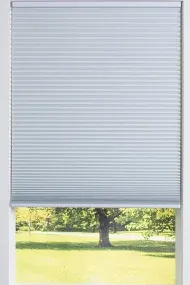 Photo 1 of **FOR PARTS ONLY allen + roth 35-in x 60-in White Blackout Cordless Cellular Shade
