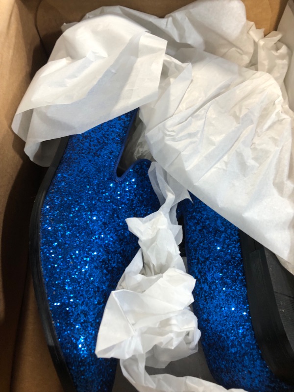 Photo 1 of Blue sparkle shoes