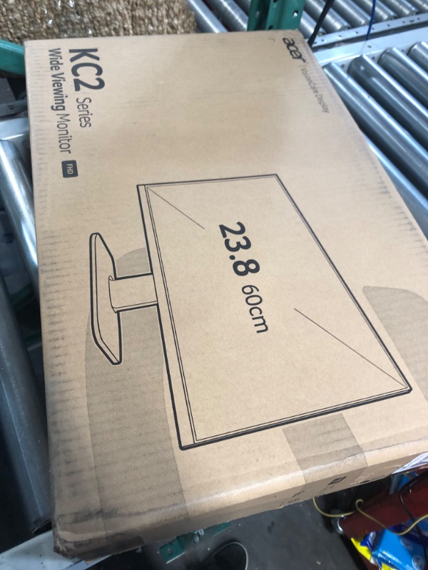 Photo 1 of Acer KC242Y Hbi 23.8" Full HD (1920 x 1080) Zero-Frame Gaming Office Monitor | AMD FreeSync Technology | 100Hz | 1ms (VRB) | Low Blue Light | Tilt | HDMI & VGA Ports 23.8-inch 100Hz