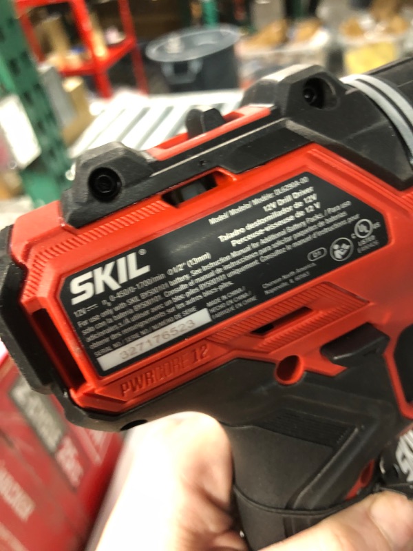 Photo 3 of **NO CHARGER INCLUDED**  SKIL PWR CORE Compact 20-volt 1/2-in Brushless Cordless Drill 