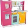 Photo 1 of **READ NOTES**
WoodenEdu Kitchen Playset for Kids Ages 3-8, Wooden Pretend Play Kitchen, Including Telephone, Ice Maker, Refrigerator, Dimensions: 35” H x 31” W x 12” D (Colorful)