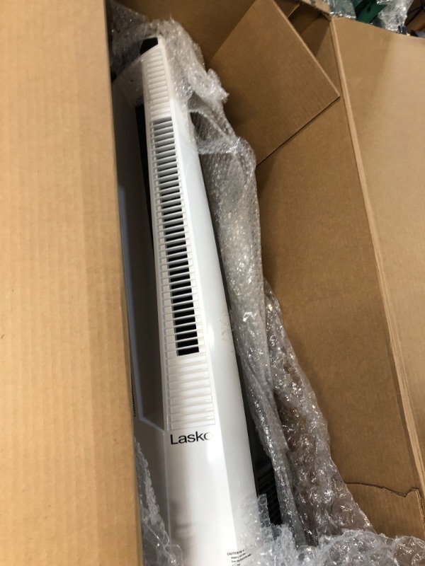 Photo 1 of Lasko Oscillating Tower Fan, Remote Control, Timer, 4 Quiet Speeds, for Bedroom, Home Office and Kitchen, 