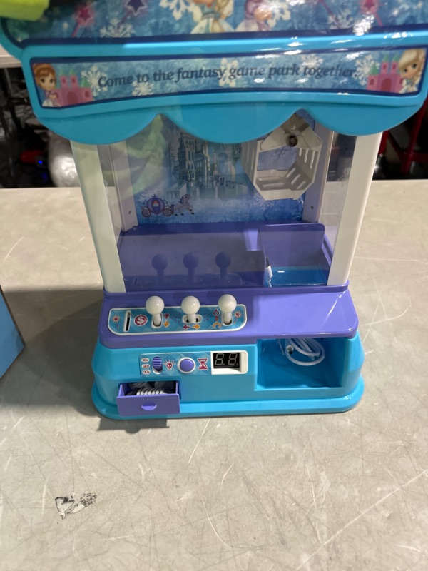 Photo 2 of ***PARTS ONLY READ NOTES***Claw Machine, Large Claw Machine for Kids, Frozen Princess 