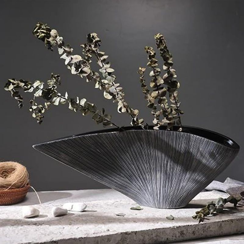 Photo 1 of 
Funecy Desktop Decoration Nordic Fan Shaped Resin vase