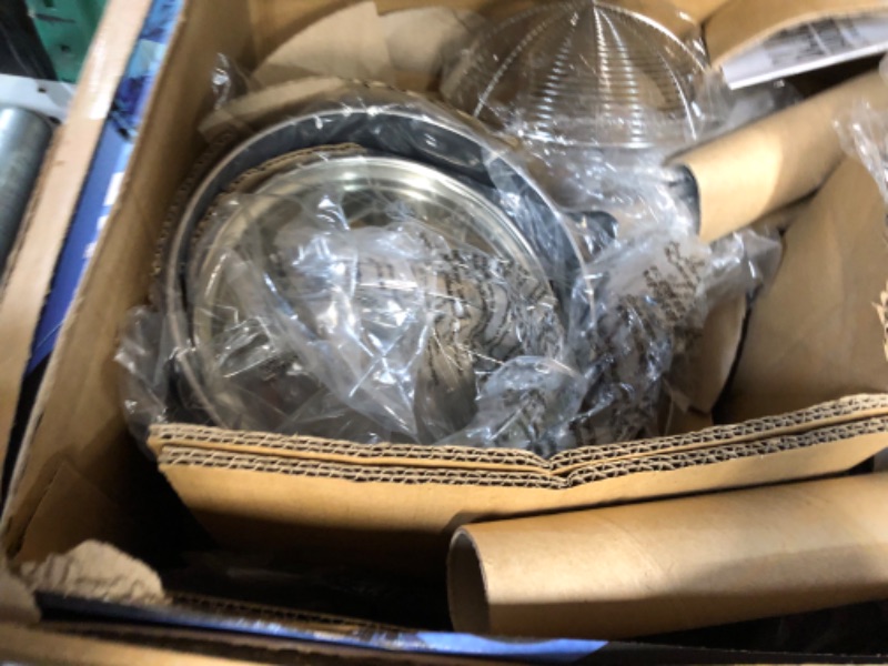 Photo 1 of Blue Diamond Cookware Diamond Infused Ceramic Nonstick 20 Piece Cookware Bakeware Pots and Pans Set, Blue & Cookware Diamond Infused Ceramic Nonstick, 11' Griddle Pan, Blue