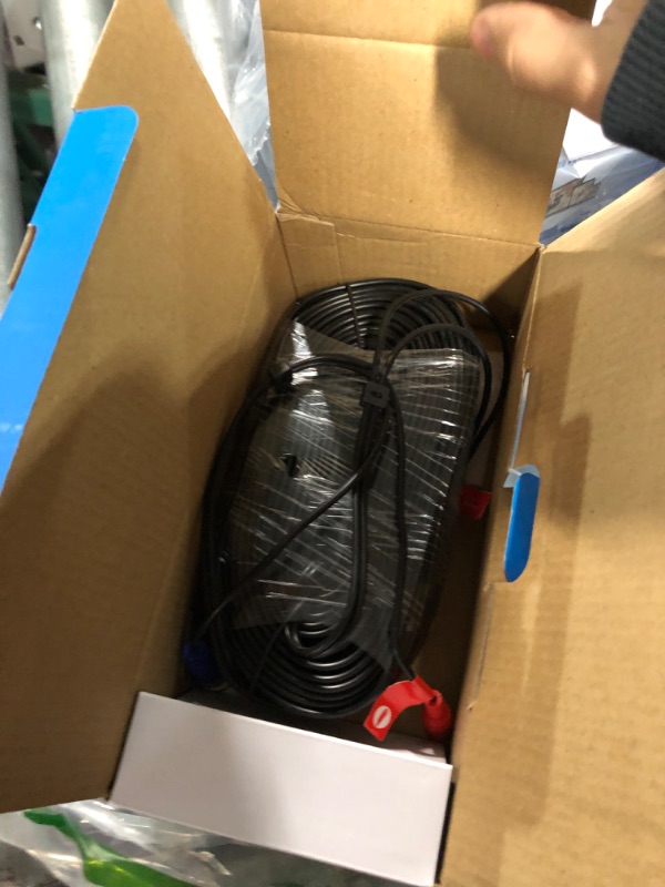 Photo 2 of Hiseeu 100Ft/30M BNC Cable Al-in-One Camera Video Cable Pre-Made Video Power BNC Cable Wire Cord for Surveillance CCTV Security System BNC Extension Security Wire Cord with Free BNC RCA Connector