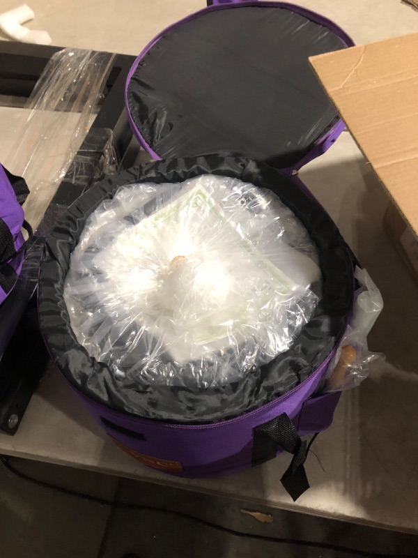 Photo 4 of ***USED - LIKELY MISSING PARTS - UNABLE TO VERIFY FUNCTIONALITY***
432HZ 7-12 Inch Set Of 7 Pcs Frosted Quartz Crystal Singing Bowls With 2 Pcs Carrying Case bag Sound Healing