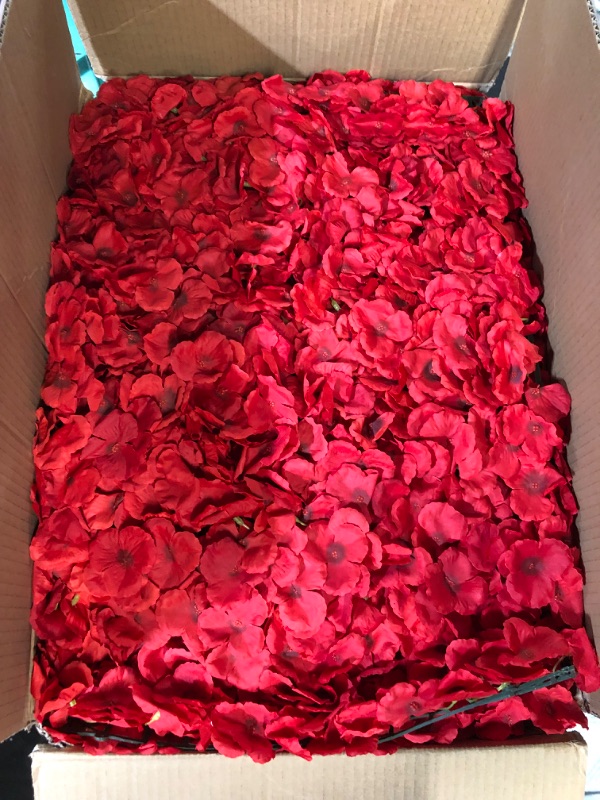 Photo 4 of Flower Wall Panel Backdrop Decor: Blosmon Red Artificial Floral Backdrop for Wedding Party Baby Bridal Shower,