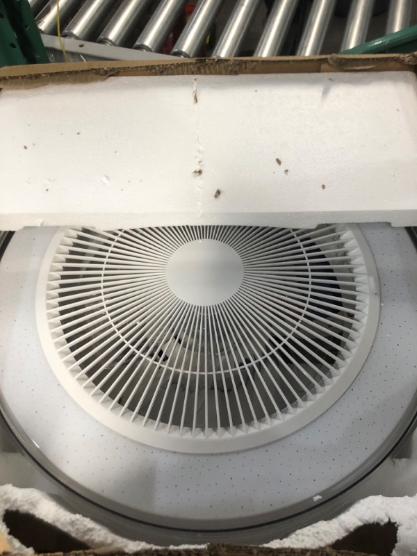 Photo 1 of SHINLEYPACK Bladeless Ceiling Fan,19.2" Enclosed Ceiling Fan with Light,7-Color RGB Ceiling Fan 