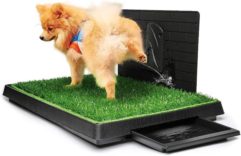 Photo 3 of 
Hompet Dog Grass Pad with Tray Large