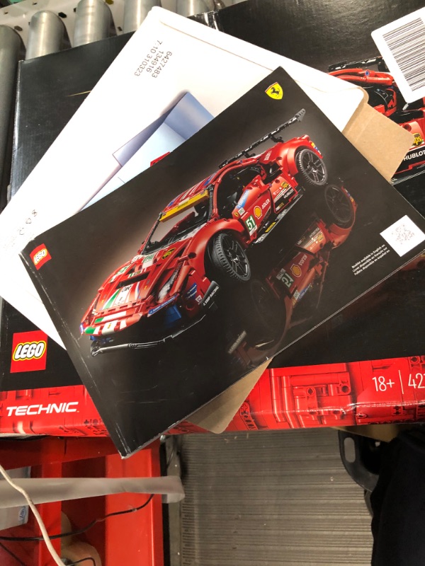 Photo 9 of **ALL BAGS OPEN.*LOOSE PIECES*POSSIBLE MISSING PIECES***
LEGO Technic Ferrari 488 GTE “AF Corse #51” 42125 Building Set for Adults (1,684 Pieces)