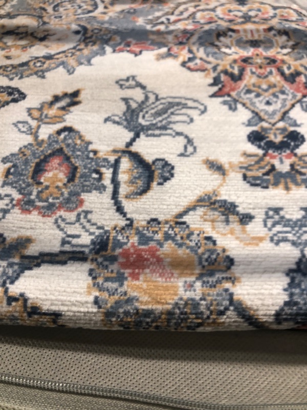 Photo 1 of Area Rug Living Room Rugs: 6x9 Oriental Persian Floral Distressed Carpet Large Machine Washable Indoor Non Slip Decor Carpets 