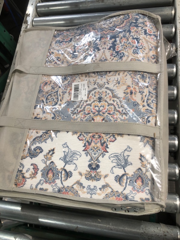 Photo 1 of Area Rug Living Room Rugs: 6x9 Oriental Persian Floral Distressed Carpet Large Machine Washable Indoor Non Slip Decor Carpets 