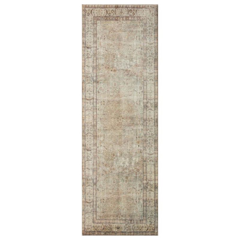 Photo 1 of ***USED - NO PACKAGING***
Loloi II Margot Collection MAT-01 Antique/Sage, Traditional 2'-6" x 11'-6" Runner Antique Rug