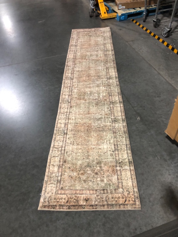 Photo 2 of ***USED - NO PACKAGING***
Loloi II Margot Collection MAT-01 Antique/Sage, Traditional 2'-6" x 11'-6" Runner Antique Rug