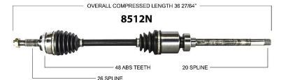 Photo 1 of Duralast Gold Front Passenger Side CV Axle 8512N
