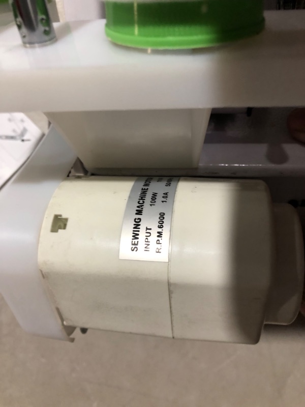 Photo 4 of ***USED - POSSIBLY MISSING PARTS - UNABLE TO TEST***
KPCB Serger Sewing Machine Overlock Machines with Upgraded LED Light and Accessories Kit White