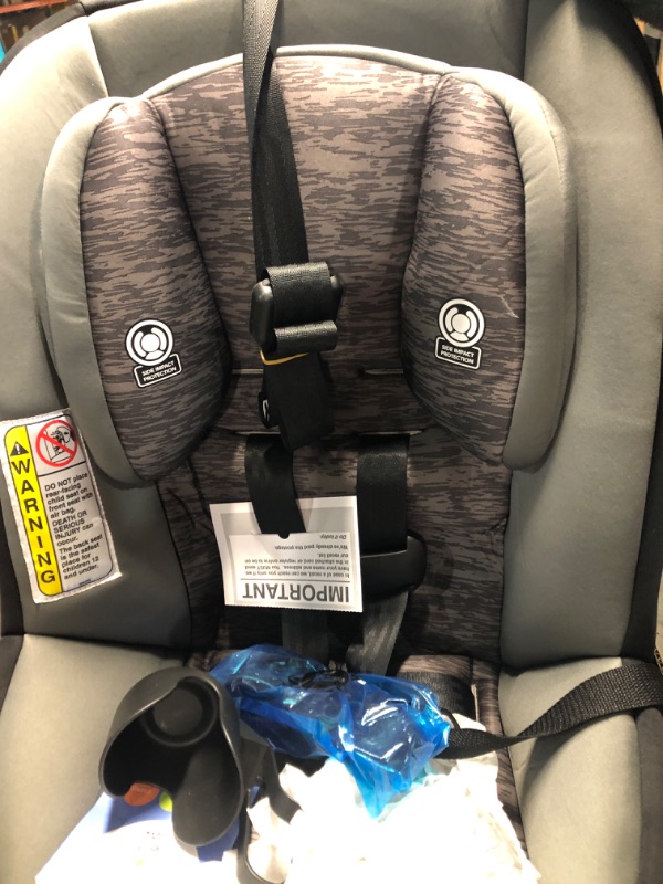 Photo 3 of Cosco Mighty Fit 65 DX Convertible Car Seat (Heather Onyx Gray)