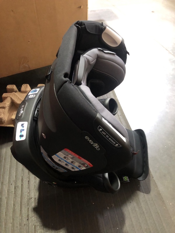 Photo 2 of ***USED - LIKELY MISSING PARTS - UNABLE TO VERIFY FUNCTIONALITY***
Evenflo Revolve360 Extend All-in-One Rotational Car Seat with Quick Clean Cover (Revere Gray)