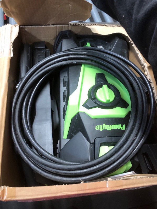 Photo 2 of PowRyte Electric Pressure Washer with Hose Reel, Foam Cannon, 4 Different Pressure Tips, Power Washer, 4000 PSI 2.6 GPM 