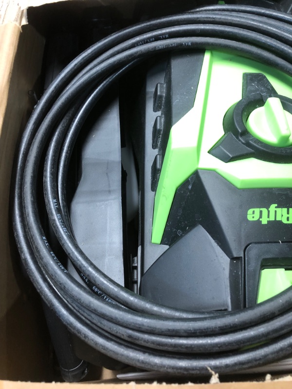 Photo 3 of PowRyte Electric Pressure Washer with Hose Reel, Foam Cannon, 4 Different Pressure Tips, Power Washer, 4000 PSI 2.6 GPM 