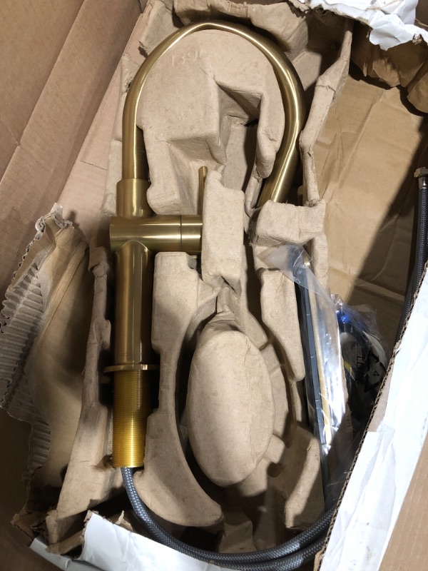 Photo 1 of (sold for parts only) KOHLER 22972-2MB Crue Pull Down Kitchen Faucet, Kitchen Sink Faucet