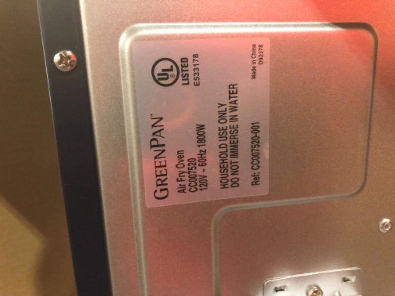 Photo 2 of GreenPan Elite Air Fry Convection Oven