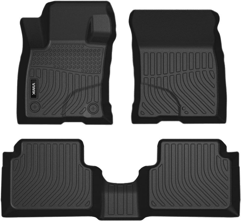 Photo 1 of **STOCK PHOTO SIZE UNKNOWN** VIWIK Floor Mats for 2022-2023 Maverick(Does NOT fit Hybrid Models), Car Mats All Weather Custom Floor Liners Full Set Include 1st and 2nd Row Front & Rear, Automotive Floor Mats TPE Black C