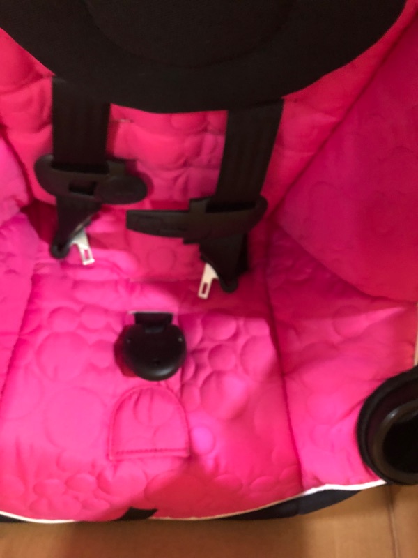 Photo 3 of Disney Baby Onlook 2-in-1 Convertible Car Seat, Rear-Facing 5-40 pounds and Forward-Facing 22-40 pounds and up to 43 inches, Mouseketeer Minnie