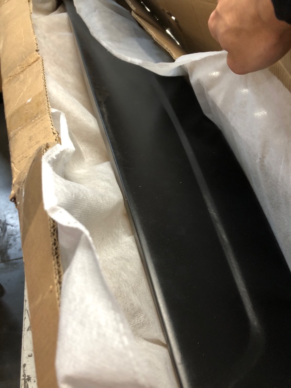 Photo 1 of ***SEE NOTES*** SCITOO Spoiler Wing Fit for Most Cars Universal Custom Style Matt Black Rear Trunk Lid Spoiler Wing W/LED Light