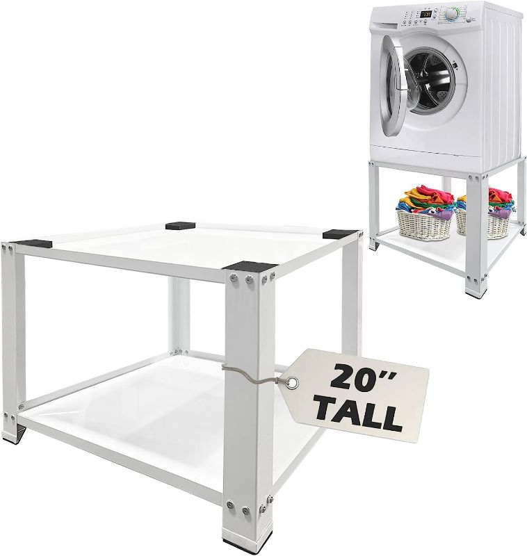 Photo 1 of ***USED - PREVIOUSLY ASSEMBLED - NO PACKAGING***
Royxen Laundry Pedestal 28" Wide Universal Fit 700lbs Capacity, Washing Machine Base Stand Dryer, 20" Height
