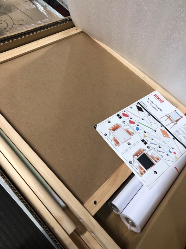 Photo 1 of *stock photo for  reference*  All-in-One Wooden Kid's Art Easel