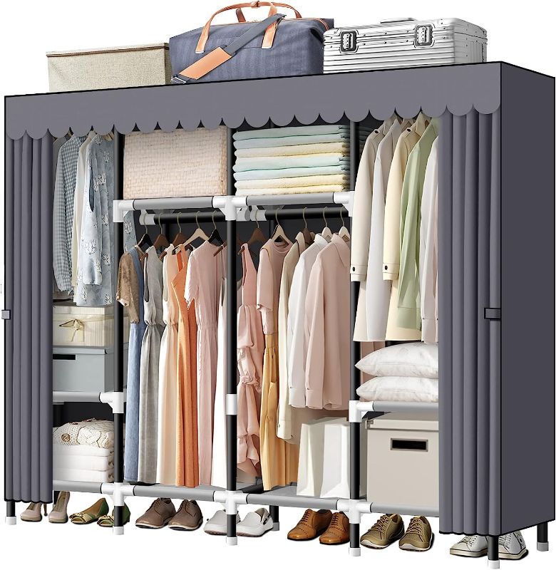 Photo 4 of *stock photo for reference* LOKEME Portable Closet, 67 Inch Wardrobe