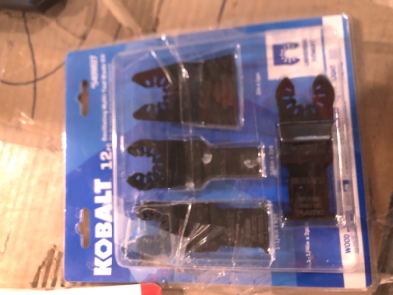 Photo 2 of (READ NOTES) Kobalt 12-Pack Multiple Materials Oscillating Tool Blade
