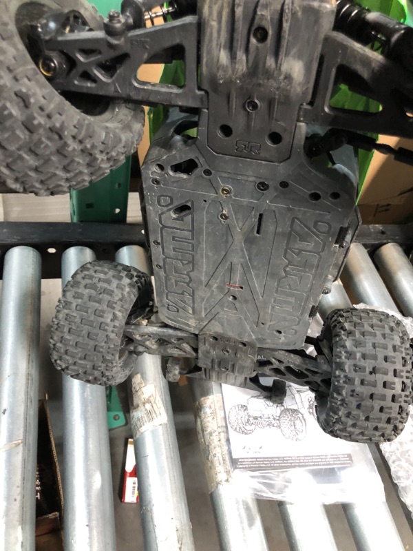 Photo 3 of **DAMAGE**NON-FUNCTIONAL*SEE NOTES 
ARRMA 1/10 Granite 4X4 V3 3S BLX Brushless Monster RC Truck RTR (Transmitter and Receiver Included, Batteries and Charger Required) , Green