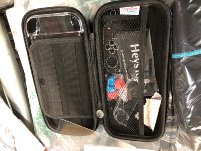 Photo 2 of ***JUST THE CASE*** HEYSTOP Switch Case Compatible with Nintendo Switch, 9 in 1 Accessories kit with Carrying Case, 