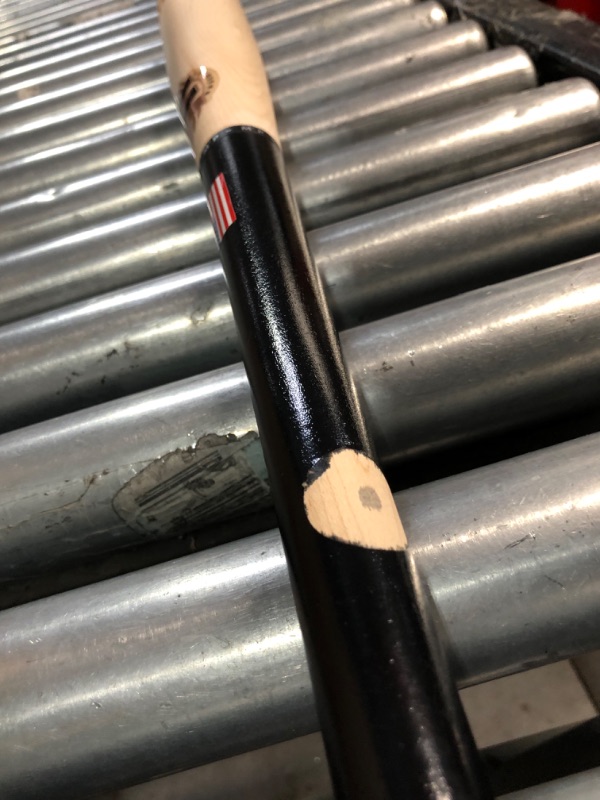 Photo 2 of ***SIMILAR TO STOCK PHOTO/ READ NOTES*** Maple Wood Baseball Bat- BLACK AND LIGHT WOOD COLOR 32.5 Set of 4