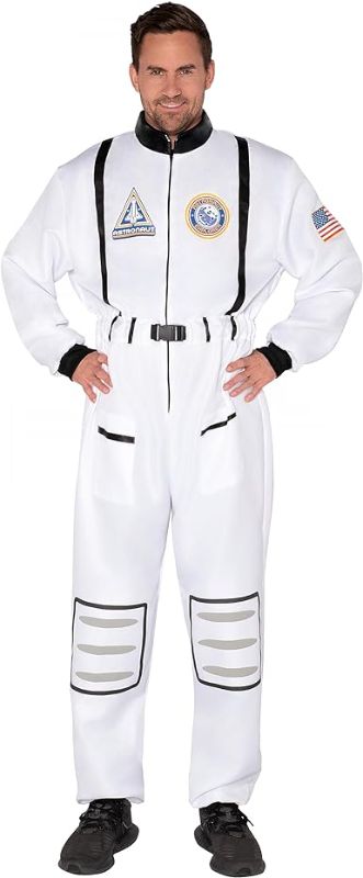 Photo 1 of  Spooktacular Creations Adult Men Aerospace Astronaut Costume- MEDIUM 