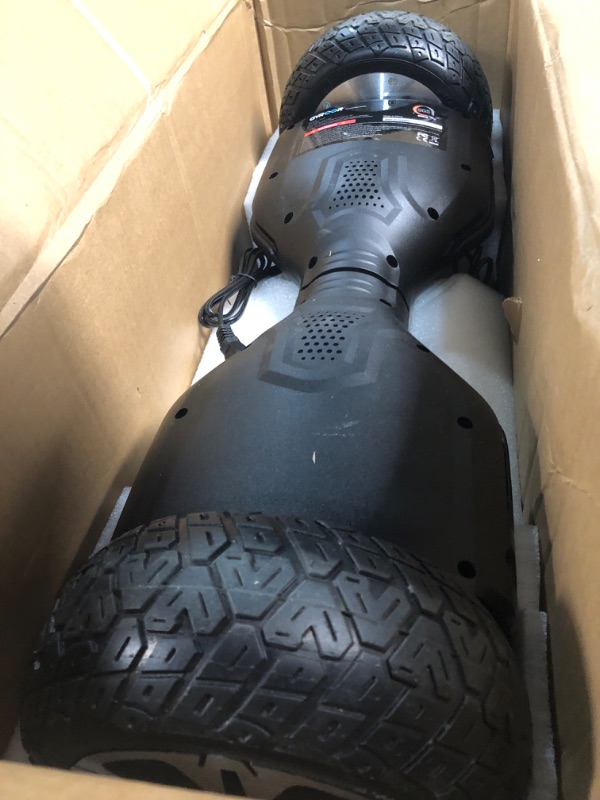 Photo 1 of **PREV USED**
Gyroor Warrior 8.5 inch All Terrain Off Road Hoverboard-black