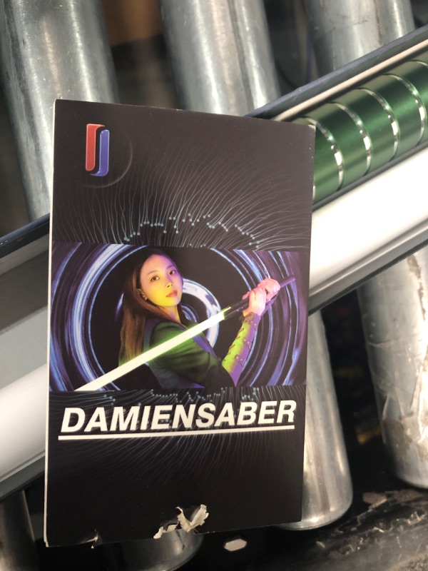 Photo 5 of DAMIENSABER Upgrade RGB3.0 Smooth Swing Green Light Saber, Motion Control Dueling Light Saber 16 Sound Fonts Saber with Infinite Color Changing and 16 RGB Color,Rechargeable Metal Hilt for Adult 1: RGB V3-16 Sound Font